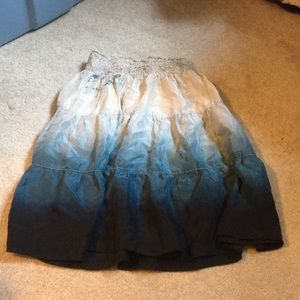 Kimichi blue ombré skirt